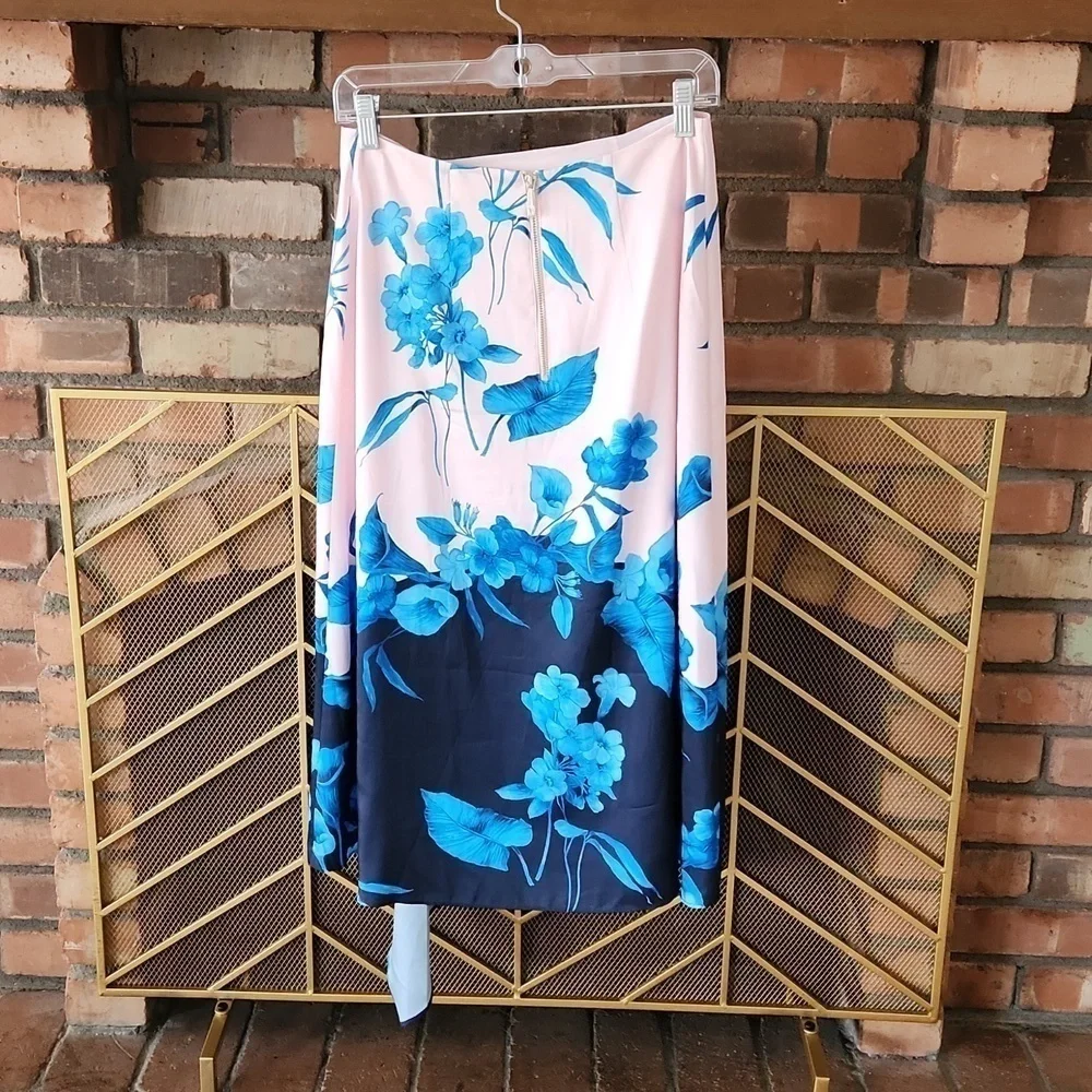 Ted BAKER Nemea Fantasia Floral Asymmetrical Skirt  US 6 - Picture 8 of 9